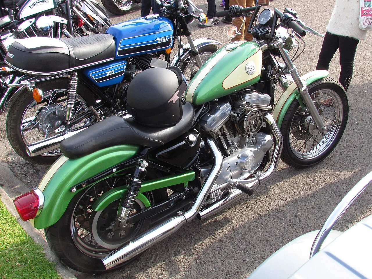 1997 Harley-Davidson Sportster 883, a custom motorcycle over 10 years old to insure