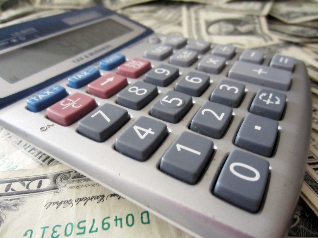Simulating a vehicle registration cost using a calculator