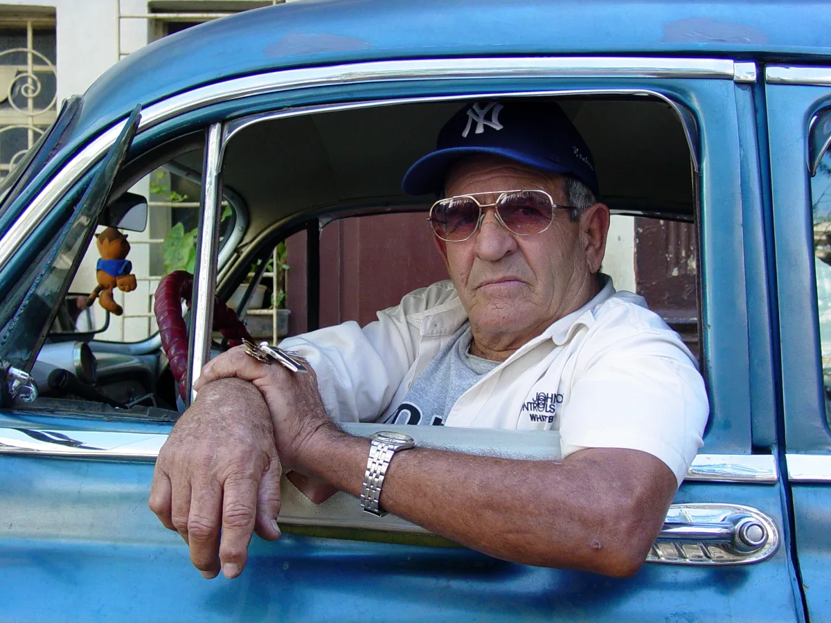 Classic collector car on display, covered by dedicated classic car insurance